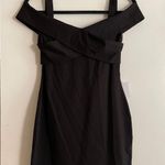 Revolve Superdown Black off the shoulder mini LBD dress Photo 6