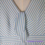 Hutch Anthropologie baby blue and white Bowtie Dress, women plus size 1X Photo 4