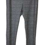 Alexander Jordan Tummy Control Leggings Plaid Leggings Black Grey Size Medium Black Photo 0