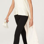 Obando Collecive Cream High Low Satin Sleeveless V Neck Tank Top Women's sz 12 Photo 0