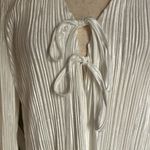 Amazon Lancifolium Pleated Long Sleeve Satin Mini Dress or Coverup Photo 5