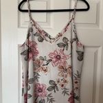 Floral tank top White Size 3X Photo 0