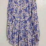 Free People Love Letter Tunic Blue Top Photo 3