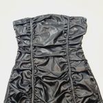 superdown  Lily Ruched Mini Dress in Black XS Photo 3