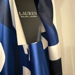 Ralph Lauren Vintage  Blue and White Abstract maxi skirt Photo 3