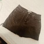 Free People Black Denim Skirt  Photo 0