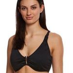 Seafolly NWT  D Cup "U" Halter Bra Bikini Top in Black Photo 0