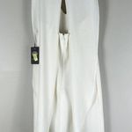 Vince Camuto NWT Sleeveless Crepe V Neck Dress with Overlap Back Photo 4