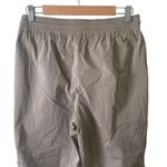 Good American  Wide Leg Nylon Track Pants in Brindle Size 2 Medium Photo 4