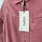 Ba&sh  Women's Pink Long Sleeve‎ Point Collared Dova Denim Jumpsuit Size XS Photo 7