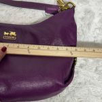 Coach  Madison Hailey Rich Purple Leather Hobo Bag #14304 Photo 8