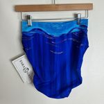 TARA GRINNA BLUE/TURQ/GOLD high waist bikini bottoms and padded top size 13 a/b Blue Photo 8
