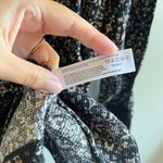 Free People Early Night Printed Thermal Sleep Shirt Pullover Black Dress Size M Photo 7