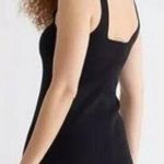 J.Crew  Womens Squareneck Mini Sweater-Dress Black M Photo 1