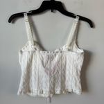 Edikted  Lacey Knit Tank Top White S Photo 4