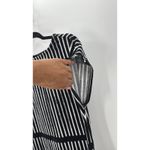 Marimekko for Target Dress Women Size Small Black White Terrycloth Side Slit Photo 2