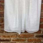 MM Couture  Miss Me White Metallic Beaded Sleeveless Blouse Women's Size Medium Photo 2