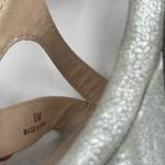 PELLE MODA Heels Size 8 Onora Platform Silver Rhinestone Crystals Strappy Ankle Photo 10