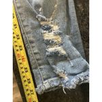 Kancan Women’s Size 11 / 29 Med Wash Distressed Estilo Jeans High Rise Tapered Blue Photo 2