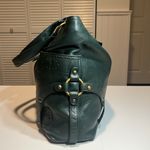 HOBO Elegant Vintage Green Leather Tote Bag Photo 2