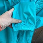 Columbia Teal Windbreaker Turquoise Lightweight Packable Hooded Jacket size L Photo 7