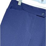 French Connection Women's Minar Pleated Trousers NWT Size 4 Navy Blue Photo 2