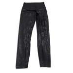 Lululemon  Align High-Rise Ribbed Pant 25" Shine Foil Black Night SIZE 6 Photo 4