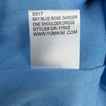 Yumi Kim Mini Dress Blue Floral One Shoulder Elastic Waist Size XS New Photo 5