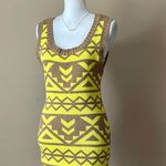 MINE | Printed Tank Body Con Sleeveless Sweater Midi Dress Sz L Size L Photo 2