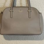 Kate Spade New York Tote Bag Taupe Cow Leather Shoulder Handbag Tan Photo 4