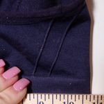 Aerie High Neck Sports Bra Top with Mesh Racerback Adjustable Navy size S Photo 7