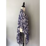 Michael Stars  Blue And White Sarong / Scarf / Coverup Photo 3