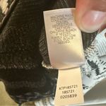 J. Jill Top Sz XL White Black Barley Textured Knit Boatneck Stretchy Long Sleeve Photo 5