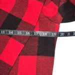 Ralph Lauren Lauren Wool Buffalo Check Red and Black Plaid Open Front Cardigan S Photo 6