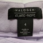 Halogen wide leg cropped trousers pants Lavender NWT Women’s size 4 Pleated Photo 2