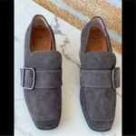 Aquatalia Womens Loreen Gray Loafer Heel shoes 9.5 Photo 1