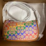Coach  Rainbow Print Pride Purse Photo 5