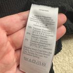 Madewell : Ribbed Cropped Keyhole Open Back Mock Neck Black Sweater Photo 4