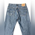 Levi's Y2K 501 Classic Blue Distressed Denim Button Fly Women’s Jeans size 28/26 Photo 9