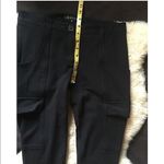 Theory 𝅺euc  cargo pocket skinny pants sz 4 black Photo 6
