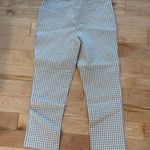 Jules & Leopold  tan Checkered elastic waist pull on Capri Pants Photo 4