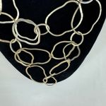 Coldwater Creek Multi Layer Gold Tone Chain Link Evening Formal Wear Necklace Photo 1