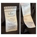 Lulus Glamorous Sweetie Black Burnout Tie Photo 7