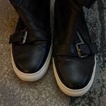 ZARA Black Ankle Boots with Buckle and Zipper Photo 7