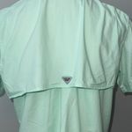 Columbia  PFG Mint Green Cay Bahama Short Button-Down Shirt Women's Medium Photo 6