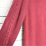 White House | Black Market WHBM Maroon Thick Cowl Neck Long Sleeve Sweater Size Medium Photo 5