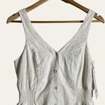 Parker Lorna Cotton Eyelet Tie-Back Cutout White Romper Size 2 Photo 9