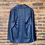 Emanuel Ungaro Liberte Navy Blue Button Down Coat Jacket Women's Size Small Photo 5