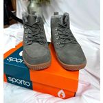 Sporto Women's Abby Leather/Suede Sneaker Boot Gray 11W Photo 2