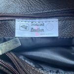 Vintage Pebbled Leather Crossbody Bag Espresso Brown 70s Boho Bohemian Purse Photo 6